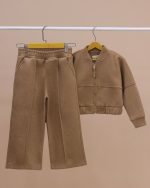 سویشرت کراپ و شلوار ست مادر دختری - تصویر 15