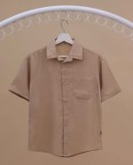 شومیز مردانه لینن ژاکارد Linen CFCS - تصویر 6