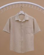 شومیز مردانه لینن ژاکارد Linen CFCS - تصویر 7