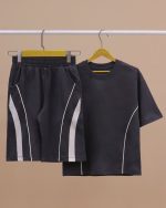 تیشرت شلوارک بگ استایل مغزی دوزی CFCS - تصویر 21