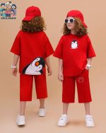 تیشرت شلوارک بگ استایل Penguin CFCS