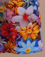 شلوار ست مادر دختری سه بعدی شکوفه های بهاری CFCS - تصویر 7