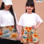 شلوارک ست مادر دختری سه بعدی خرچنگ CFCS