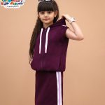 ژیله کلاه دار و دامن دخترانه CFCS