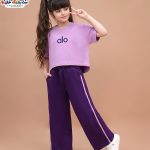 تیشرت کراپ شلوار بگ CFCS ALO