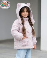 کاپشن وارداتی دخترانه گل گلی CFCS